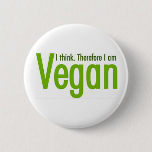 ビーガン-動物権--は行きます 缶バッジ