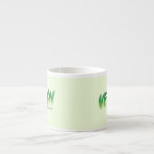 ビーガン – 植物で動く エスプレッソカップ (正面)