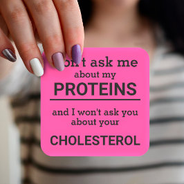 ビーガン – 私の頼タンパク質のおもしろいについては知らない スクエアシール