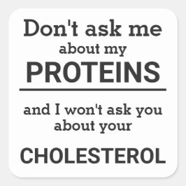 ビーガン – 私の頼タンパク質のおもしろいについては知らない スクエアシール