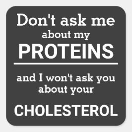 ビーガン – 私の頼タンパク質のおもしろいについては知らない スクエアシール