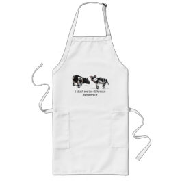 ビーガン-私は相違を見ません ロングエプロン