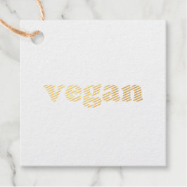 "ビーガン"緑、白 フェイバータグ