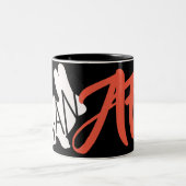 ビーガンAFのコーヒー・マグ ツートーンマグカップ (中央)