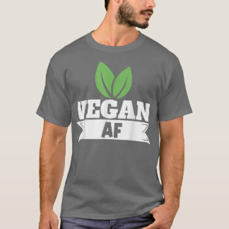 ビーガンAFベジタリアン植物系ダイエット Tシャツ