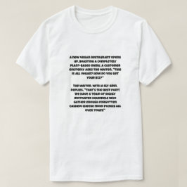 ビーガンB12についてのAIジョーク Tシャツ