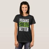 ビーガンDo It Better Veggie FoodベジタリアンDay Tシャツ (正面フル)