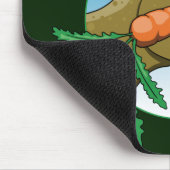 ビーガンTレックス – ベガニスユーモア マウスパッド (コーナー)