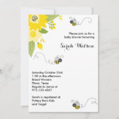 ビーガーデンベビーシャワー招待状 招待状 (正面)