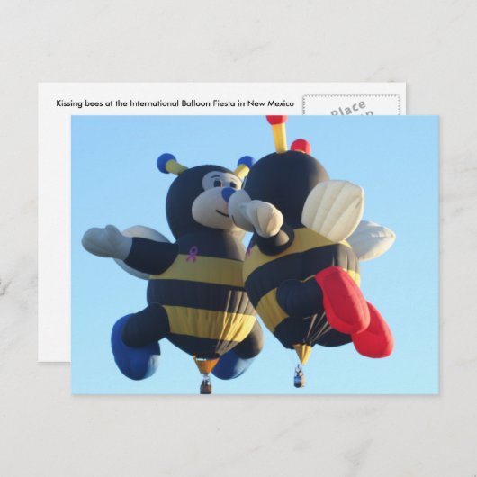 ビーキスをするツのはがき ポストカード (正面/裏面)