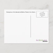 ビーキスをするツのはがき ポストカード (裏面)