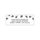 ビーキッズカワイビーハイブ差出人住所スタンプ セルフインキングスタンプ (デザイン)