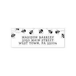 ビーキッズカワイビーハイブ差出人住所スタンプ セルフインキングスタンプ