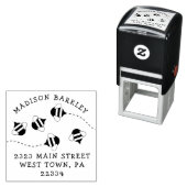 ビーキッズカワイビーハイブ差出人住所スタンプ セルフインキングスタンプ (インサイチュ)