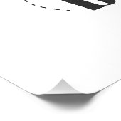 ビーキャラクターと口ひげサングラスビー簡単 ポスター (コーナー)