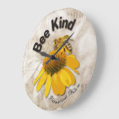 ビーキンド-ハーモニアス自然  ラージ壁時計 (傾斜)