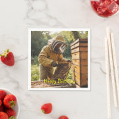 ビーキーパーとビーハイブ スタンダードカクテルナプキン (インサイチュ)