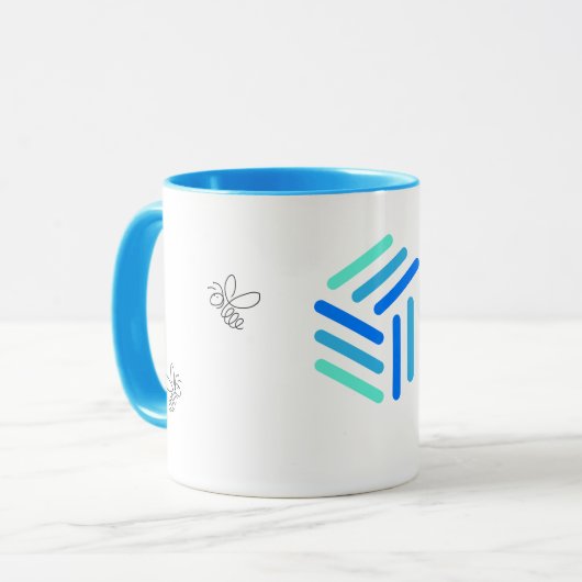 ビーキーパーのブルーマグ マグカップ (正面左)