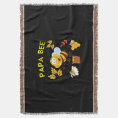 ビーキーパーアートパパビー スローブランケット (正面縦)