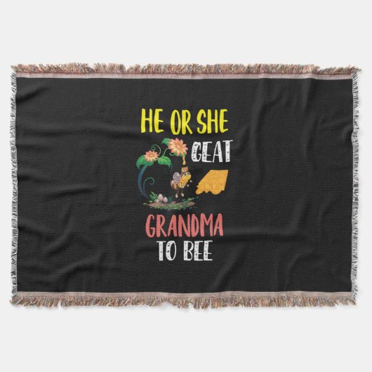 ビーキーパーアート素晴らしおばあちゃんへ2 スローブランケット (正面)