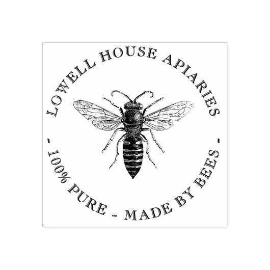 ビーキーパーカスタムアピアスエレガントクイーンビースタンプ ラバースタンプ (インプリント)