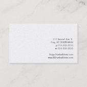 ビーキーパーラインアートビー 名刺 (裏面)