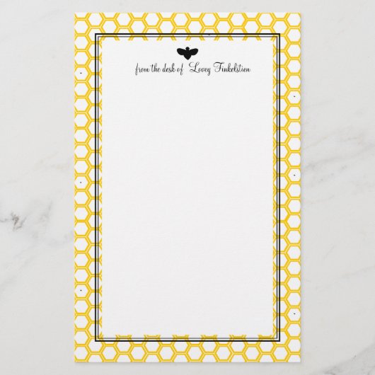 ビーキーパー紙 便箋 (正面)