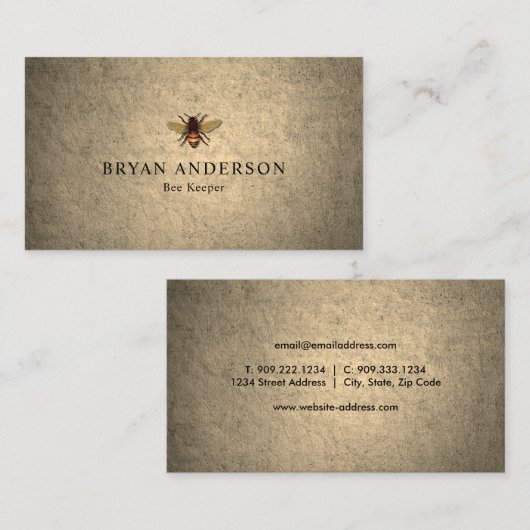 ビーキーパー 名刺 (正面/裏面)