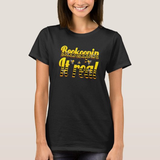 ビーキープイン実在itビーキーパーのアピアリストハニー tシャツ (正面)
