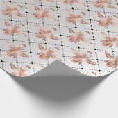 ビークイーンバラグレー赤面ハニーグリルハネムーン ラッピングペーパー (角)