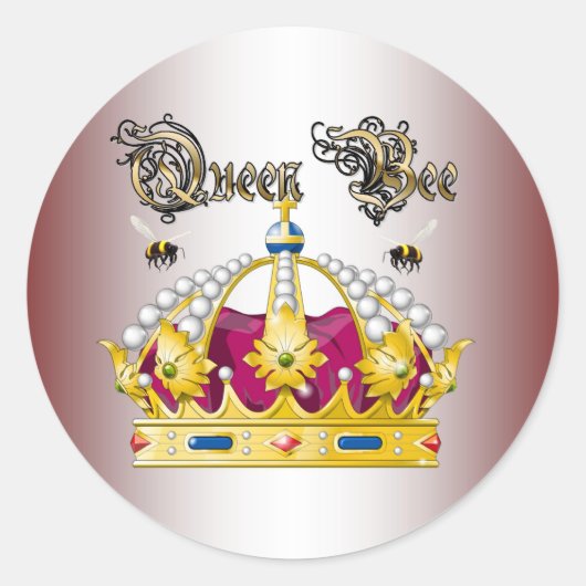 ビークイーン#2 ラウンドシール (正面)