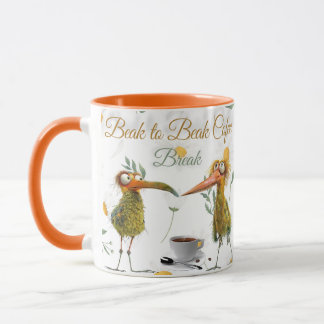 ビークコーヒーブレイクにビークコーヒーおもしろい- Bird Coffee Mug マグカップ