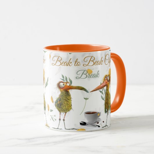 ビークコーヒーブレイクにビークコーヒーおもしろい- Bird Coffee Mug マグカップ (正面右)