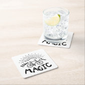 ビークスアレ魔法 スクエアペーパーコースター (インサイチュ)