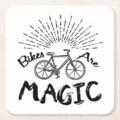 ビークスアレ魔法 スクエアペーパーコースター (正面)