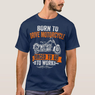ビークバイクもしくは自転車に乗る人オートバイモーターサイクリストのモップTシャツ Tシャツ