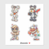 ビークベア – ホラー シール (シート)