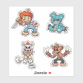 ビークベア – ホラー シール (シート)