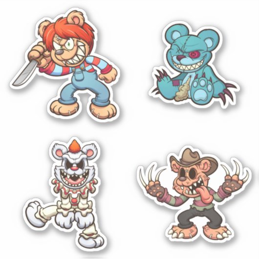 ビークベア – ホラー シール (正面)