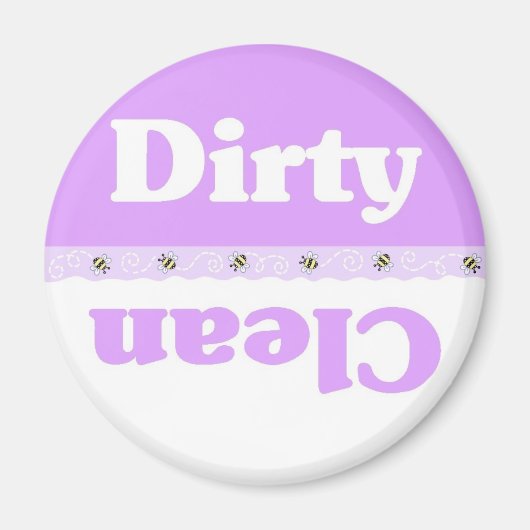 ビークリーン/ダーティ食洗機磁石 マグネット (正面)