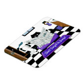 ビークル忘れで猫の磁石をすくい上げないこと マグネット (左側)