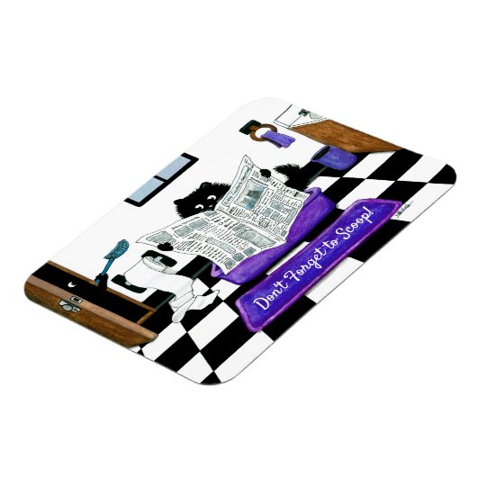 ビークル忘れで猫の磁石をすくい上げないこと マグネット (左側)