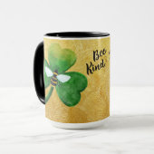 ビークローバーコーヒーマグ。 マグカップ (正面左)