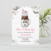 ビークワンバースデーピンク幽霊ミルクシェイク 招待状 (スタンド正面)