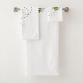 ビークールパーソナライズされた バスタオルセット (インサイチュ)