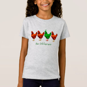 ビーグおもしろいリー違うン火星エイリアンチキン Tシャツ