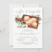 ビーグネット&コーヒーボードブライダルシャワー 招待状 (正面)