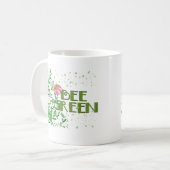 ビーグリーン コーヒーマグカップ (正面左)