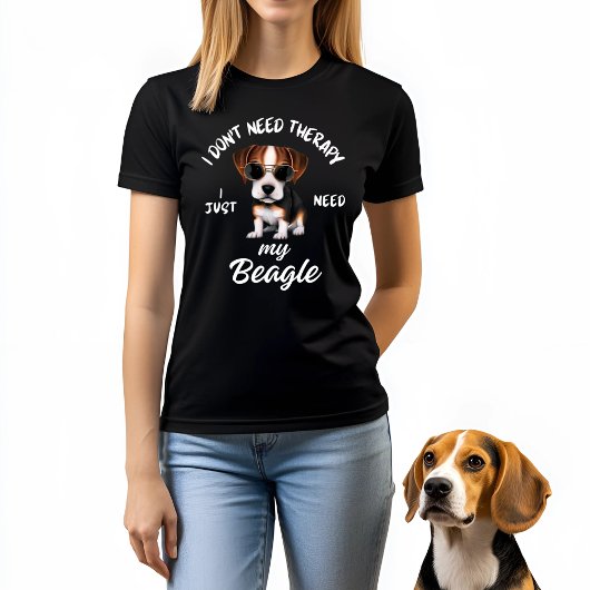 ビーグルおもしろいセラピー引用文 Tシャツ