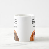 ビーグルおもしろいラバーギフトBeagle Mug コーヒーマグカップ (中央)